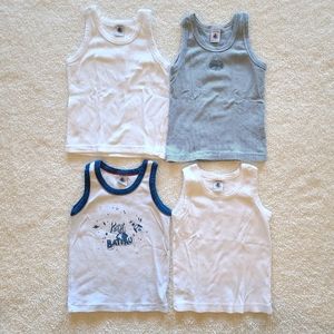 Petit Bateau Tank Tops Bundle 4T